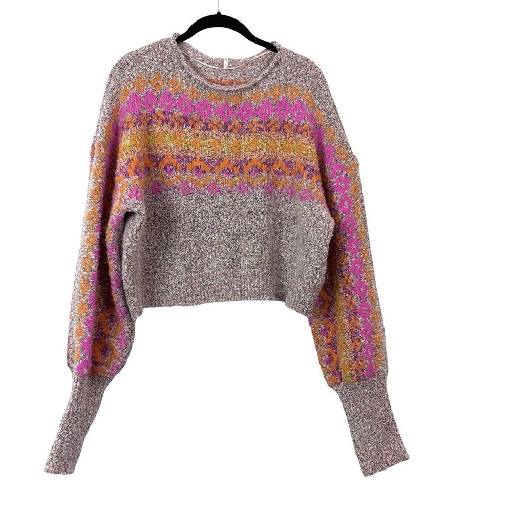 Free People Multicolor Knit Sweater